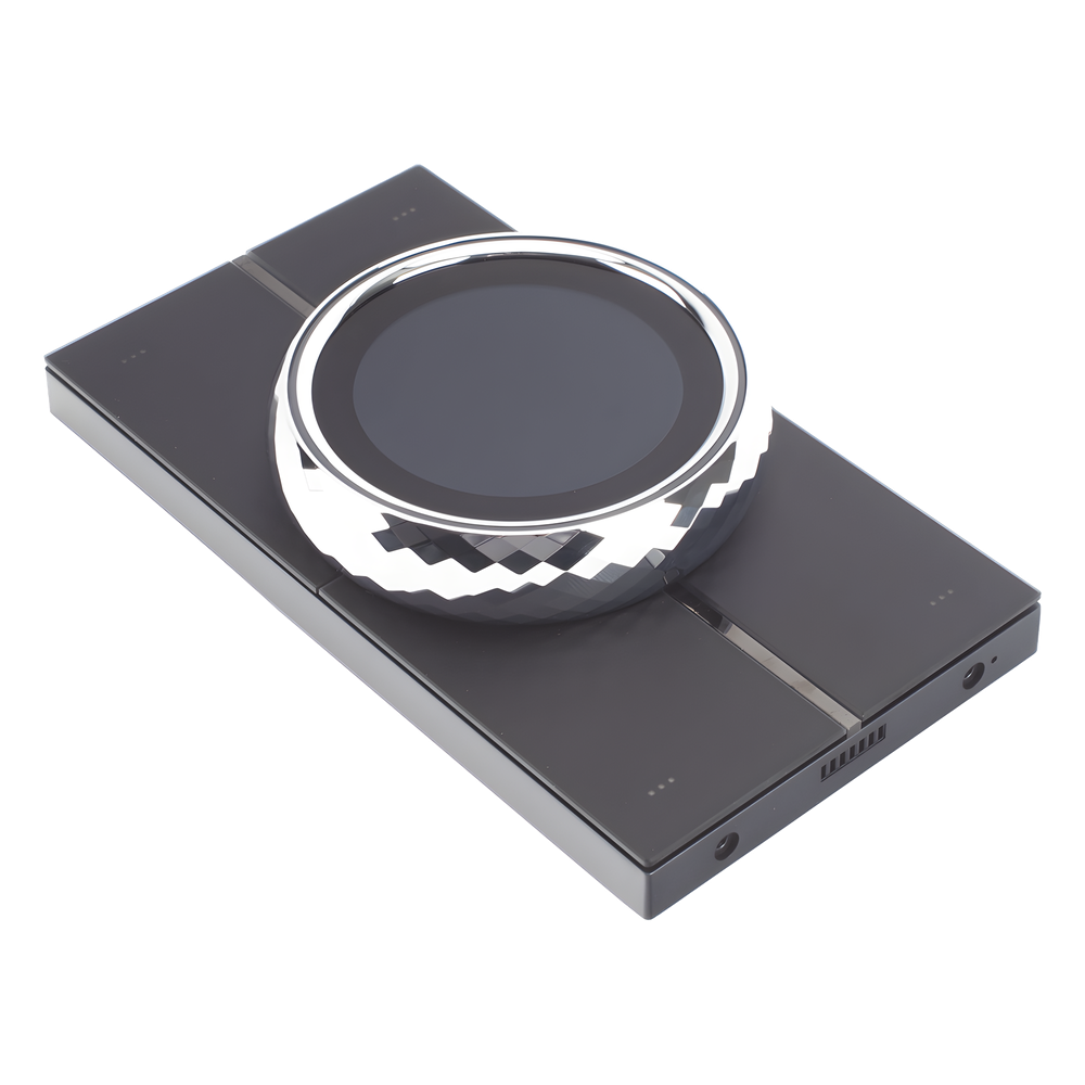 Mini pantalla táctil Hub controlador integrable con sistemas de automatización compatible con múltiples marcas, una entrada de iluminación, 4 botones