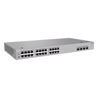 Switch de Acceso eKit Administrable / Capa 2 / 24 Puertos PoE+ Gigabit + 2 Puertos SFP(2.5 Gbps) + 2 Puertos SFP+(10 Gbps) / PoE Perpetuo