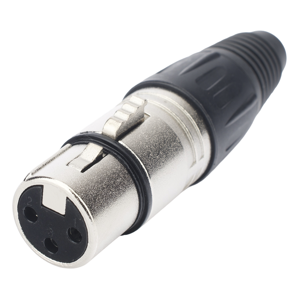 Kit Conector XLR Hembra + XLR Macho | Ideal para Conexiones de Micrófonos, Mezcladoras | Equipo de Audio Profesional