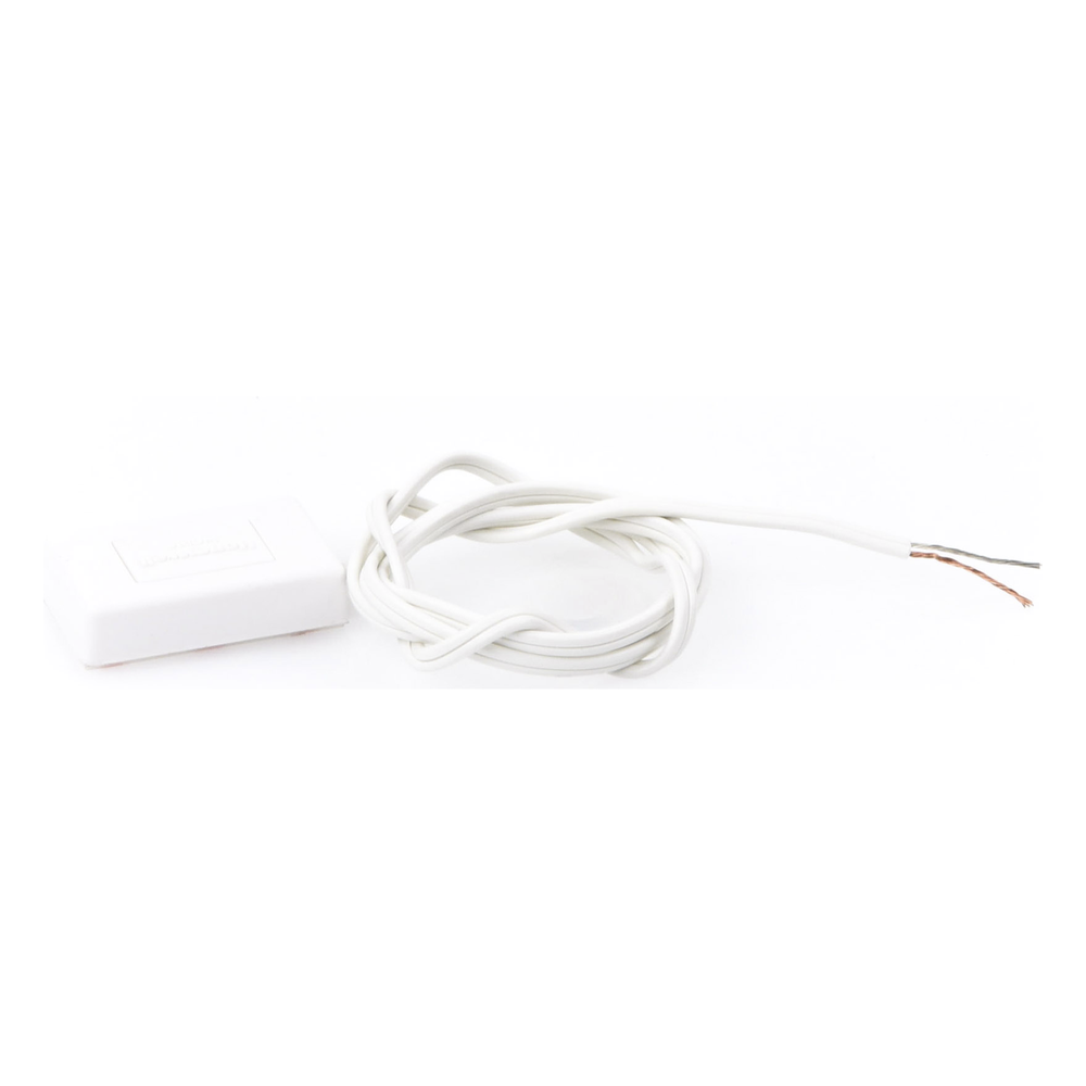 Sensor de choque para detección de rotura de vidrio en ventanas, dos hilos, cobertura de 2.4 m