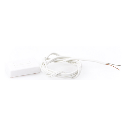Sensor de choque para detección de rotura de vidrio en ventanas, dos hilos, cobertura de 2.4 m