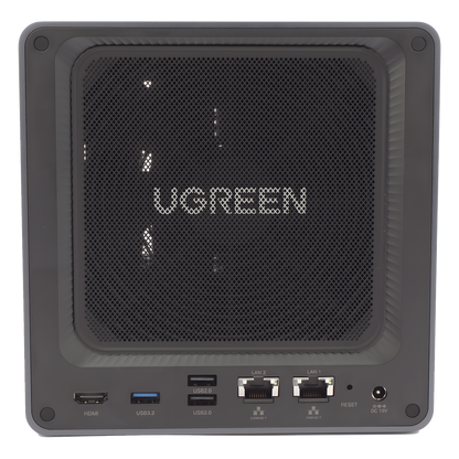 NAS UGREEN NASync DXP4800 Plus / Procesador Intel Pentium Gold 8505 5 Núcleos / 4 Bahías SATA + 2 M.2 NVMe PCIe 4.0 / 8GB DDR5 Expandible a 64GB
