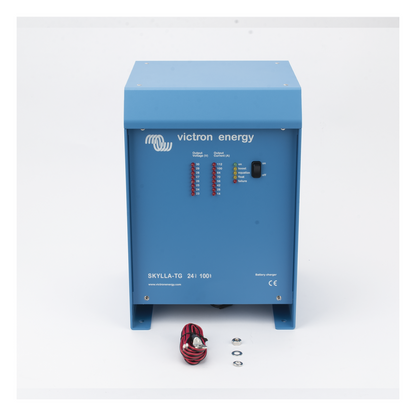 Skylla-TG 24/100 / Cargador de Baterías para Ambientes Marinos 24 V, 100 A / Bancos de 500 a 1000 Ah