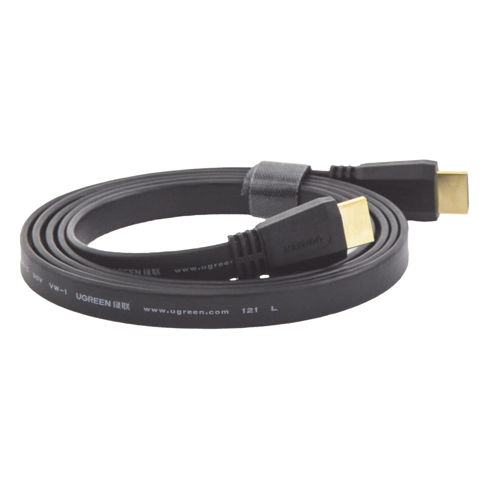 Cable HDMI 2.0 Plano de 1.5 Metros (4.92 Pies) / 4K@60Hz / HDR / 3D / HEC (Canal Ethernet HDMI) / ARC (Canal de Retorno de Audio / Color Profundo de