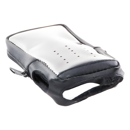 Funda para Radio Portátil / Piel Reforzada con Frente Transparente / Acceso Directo a PTT y Puerto de Accesorios / Para Kenwood TK-2000KV2 y