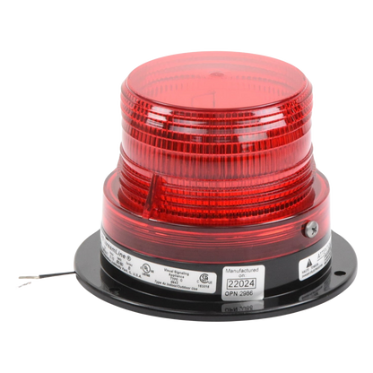 Luz Estroboscópica LED / 2.0 Joules / 65-95 FPM /120/240 Vac / Montaje en Superficie / Interior y Exterior IP / UL 1638