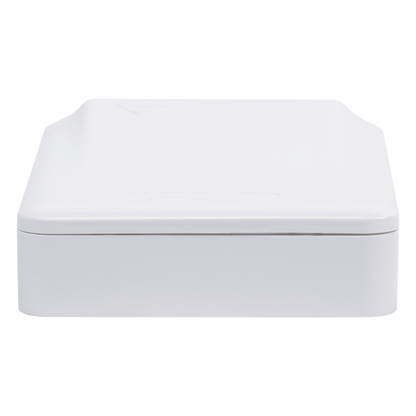 Caja Terminal de Fibra Óptica (Roseta) con 2 Acopladores SC/APC, Blanca