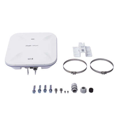 Punto de Acceso Mesh Wi-Fi 6 Industrial para Exterior / 360° / Filtros Anti Interferencia y Auto Optimización con IA