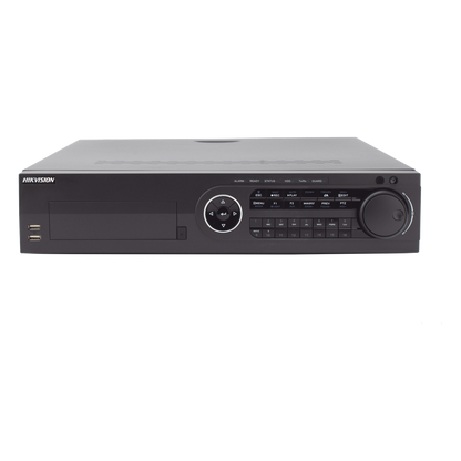 DVR 16 Canales TurboHD + 8 Canales IP / 3K / 5 Megapixel / 8 Bahías de Disco Duro / 16 Entradas de Audio Fisicas (Microfono por Separado) / Audio por