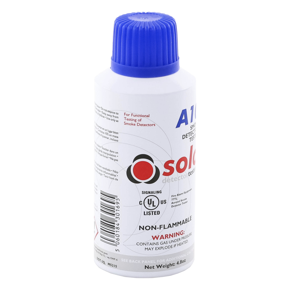 Lata De Humo Sintético En Aerosol Para Prueba De Detectores Puntuales, No Tóxico, No Inflamable, Libre De Silicona, 100%Biodegradable, No Contamina