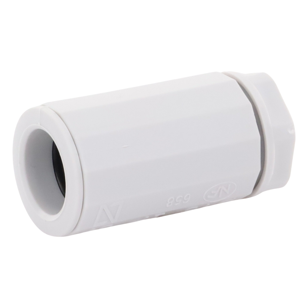 Conector de tubería rígida a caja (Racor), PVC Auto-extinguible, de 16 mm