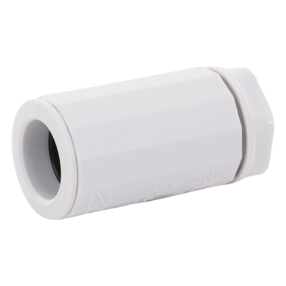 Conector de tubería rígida a caja (Racor), PVC Auto-extinguible, de 16 mm