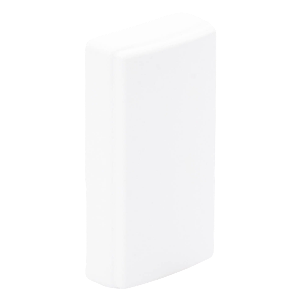 Tapa final en color blanco de PVC auto extinguible, para canaleta TEK100 (5591-02001)
