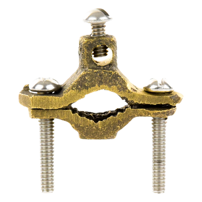Conector Tubo a Cable / Bronce 100% / Tubo hasta 1 1/4 in / Cable 4 AWG / Aterrizaje Torres TZ / Sin Soldadura