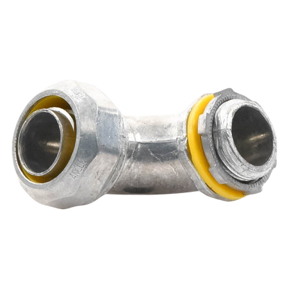 Conector Curvo para tubo tipo Liquidtight de 3/4" (19 mm). Compatible con ANC-COT34.