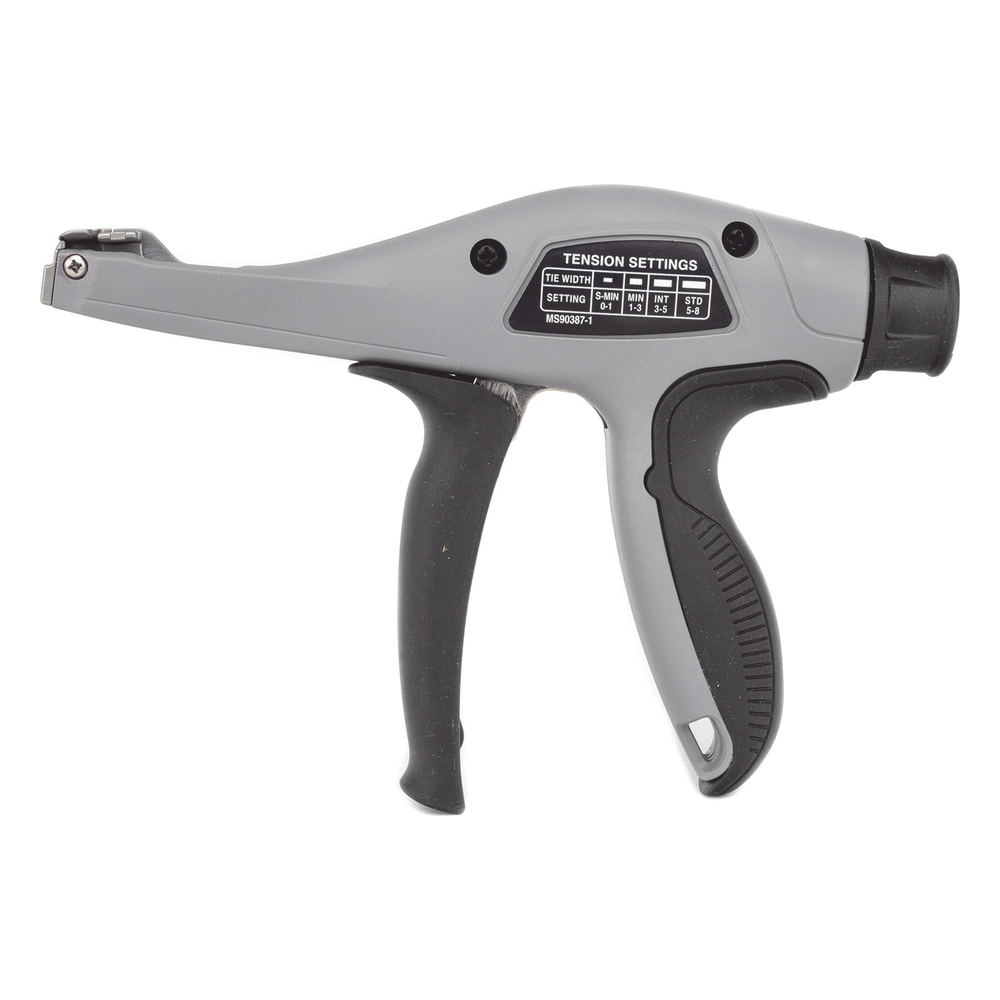 Pistola Manual para Instalación de Cinchos (Corbatas), con Fuerza Controlada Configurable de 8 a 50 lb, y Corte Automático