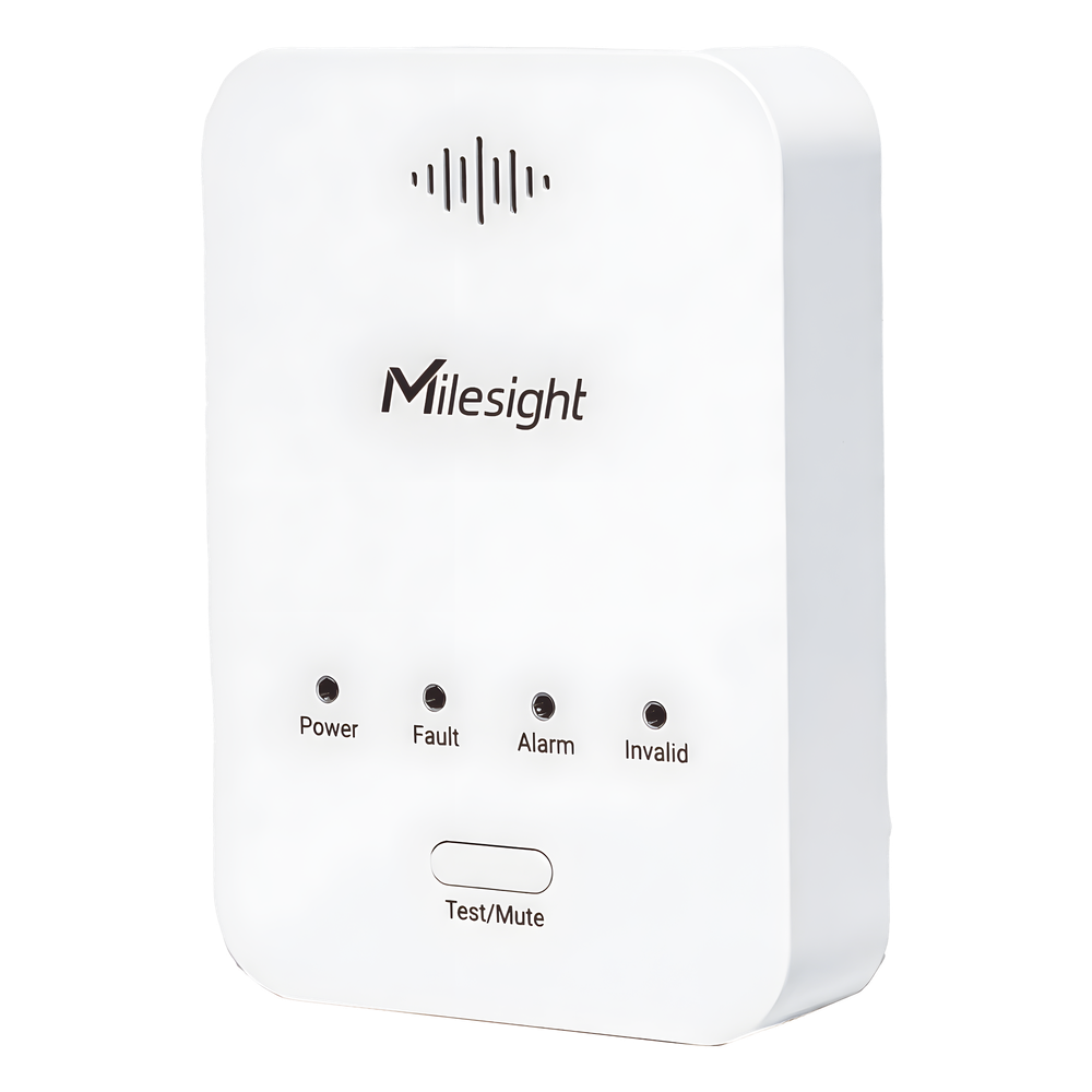 Sensor Detector de Fugas de Gas LoRaWAN / Alarma 85 dB / Salida de Relé y Válvula Solenoide / 800 Registros