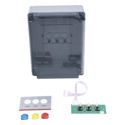 Refacción para barreras XBS y XBF AccessPRO Industrial / Caja de plástico con botonera para cuadro de mando