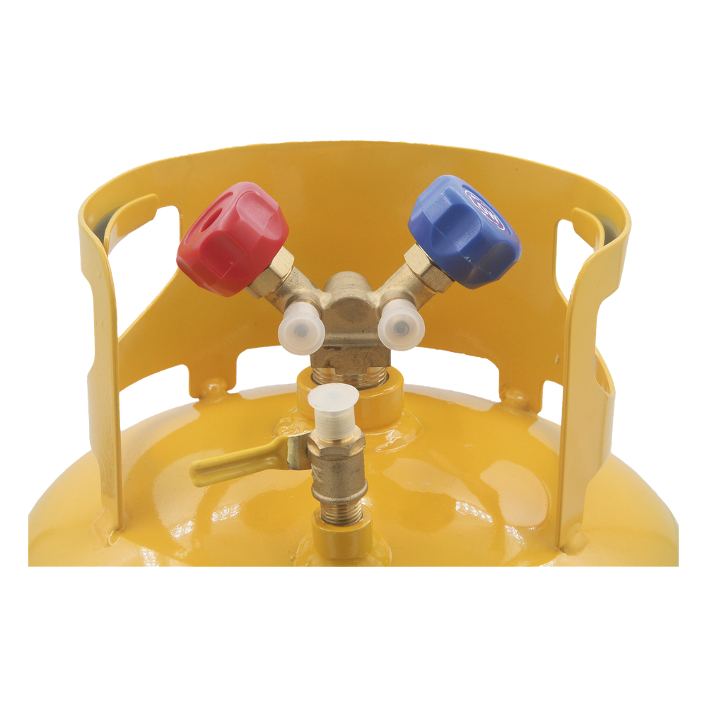 Cilindro/Tanque portátil 30 Libras / para contenido de refrigerante / Aires Acondicionados / Refrigeración / Climatización Automotriz.