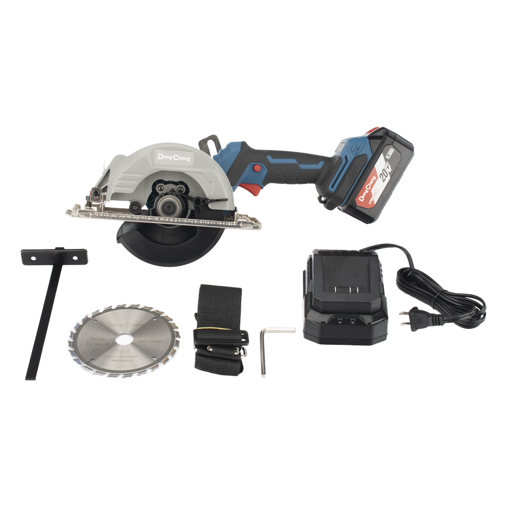 Sierra circular Inalmbrica sin escobillas de 20V, Incluye una Batería de 4.0Ah y Cargador.