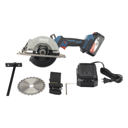 Sierra circular Inalmbrica sin escobillas de 20V, Incluye una Batería de 4.0Ah y Cargador.