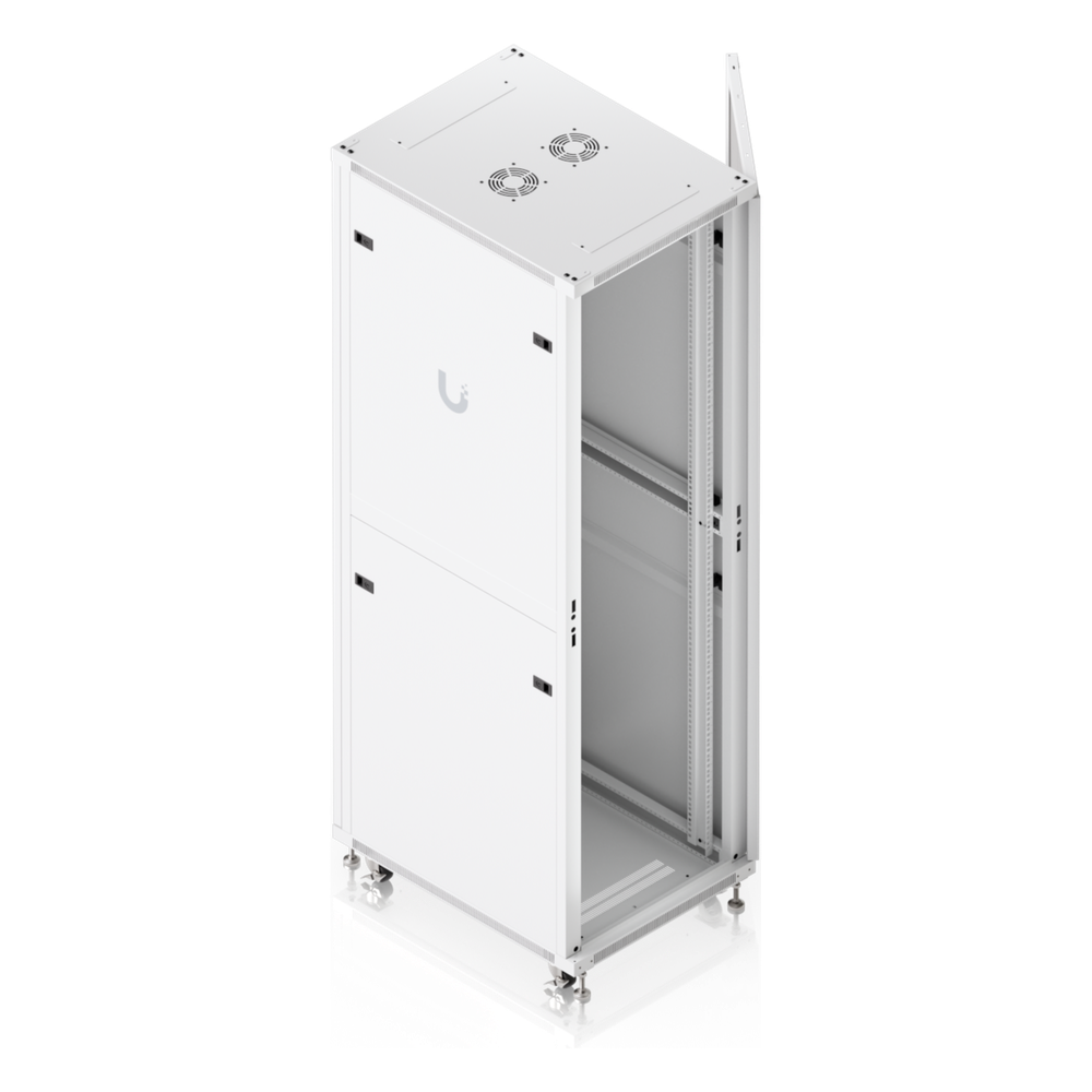 UACC Rack Cabinet 42U (600 × 800 mm) – Gabinete de Piso Totalmente Ensamblado con Ventiladores Integrados, Paneles Removibles, Ruedas con Seguro y
