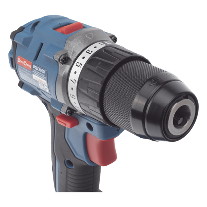 Rotomartillo / Taladro Inalámbrico de 20V sin Carbones, Broquero de 1/2", incluye 2 Baterías de 2.0 Ah, Cargador y Maletín