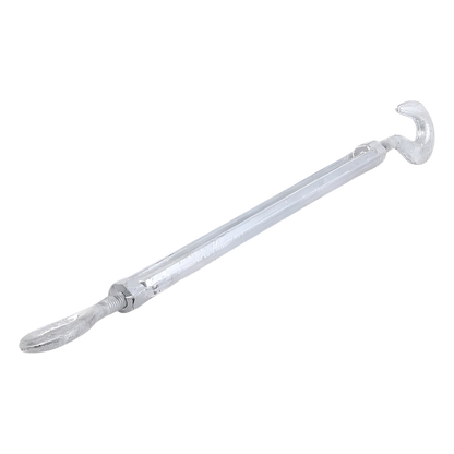 Tensor de 1/2" x 12" Acero Forjado OJO-GANCHO Galv. Inmersión en Caliente (Carga Max. 1500 lbs).