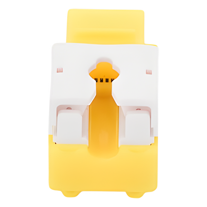 Módulo Jack Keystone Cat5e con Terminación 110 (Punchdown) para Faceplate - Color Amarillo