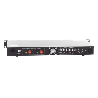 Amplificador de Audio | 2 x 60W | Baja Impedancia 4 - 8&Omega; | Reproductor Bluetooth, USB, SD | Efectos Integrados Delay, Echo, Repeat