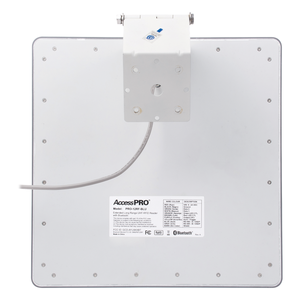 (Nueva Generación) Lector RFID UHF + BLUETOOTH / LARGO ALCANCE 6 METROS / CLIMAS EXTREMOS / Programación desde Android/iOS / Wiegand