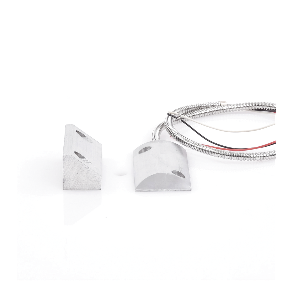 Contacto Magnético para Piso Uso Rudo / Salida Dual NC/NA / GAP 65 mm (2.5 in) / Aluminio / Cable Blindado 55 cm / UL & CE