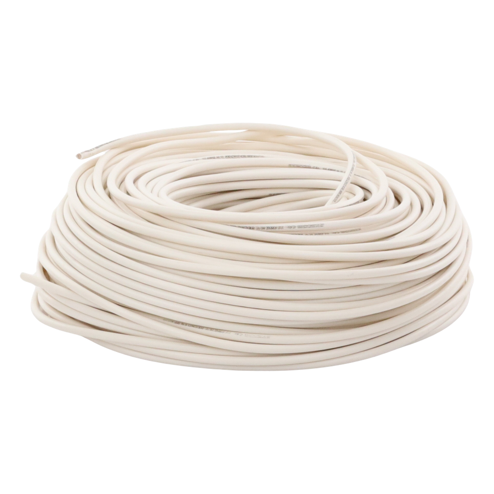 Cable Doble Aislado para Cercas Electrificadas / Calibre 22 / Bobina 100 m (328 ft) / Conductor Multifilar Anti-UV / -10 a 60°C / NMX-J008 / ASTM