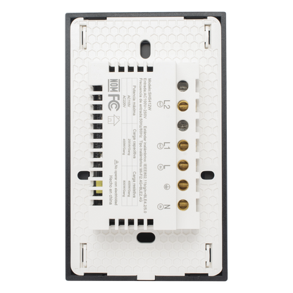 (Wifi) Apagador switch inalámbrico WIFI, control de 2 regresos de carga, 110V