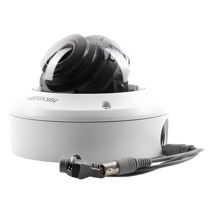Domo TURBOHD 5 Megapixel / Lente Motorizado 2.7 - 13.5 mm / IR EXIR 40 mts / TVI-AHD-CVI-CVBS / IK10 / IP67 / dWDR / 12 Vcc / 24 VCA