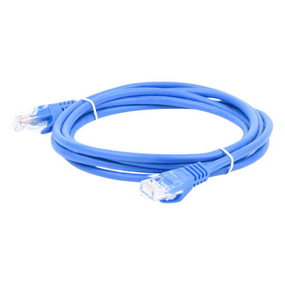 Cable de Parcheo UTP Cat5e - 2 Metros (6.56 Pies) - Azul