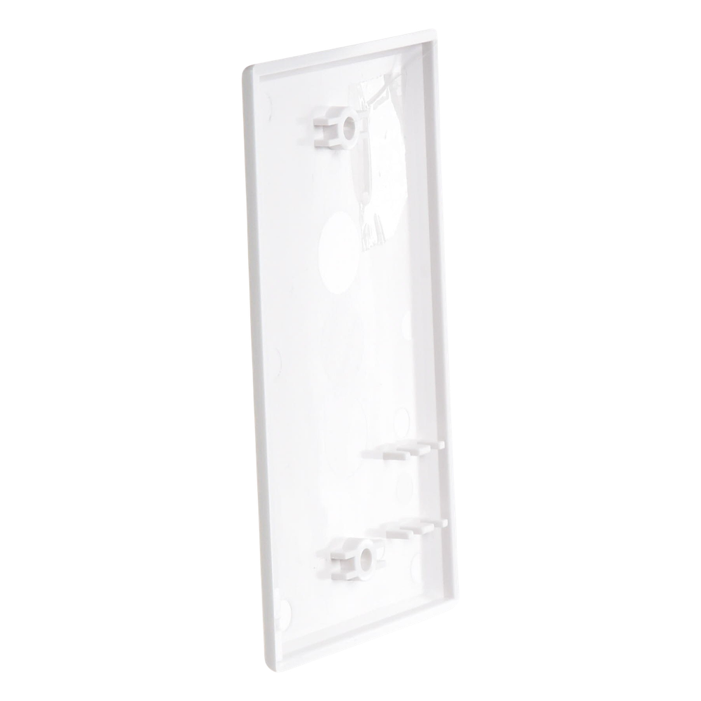 Placa de Pared Ciega Universal, Color Blanco