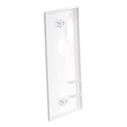 Placa de Pared Ciega Universal, Color Blanco