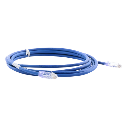 Cable de Parcheo UTP Categoría 6, con Plug Modular en Cada Extremo - 3 Metros (9.84 Pies) - Azul