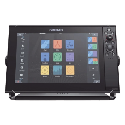 Pantalla Náutica NSS12 evo3S / Pantalla SolarMAX IPS 12 Pulgadas / Procesador iMX 8 / Ecosonda Integrada 1kW CHIRP / Conectividad Inalámbrica