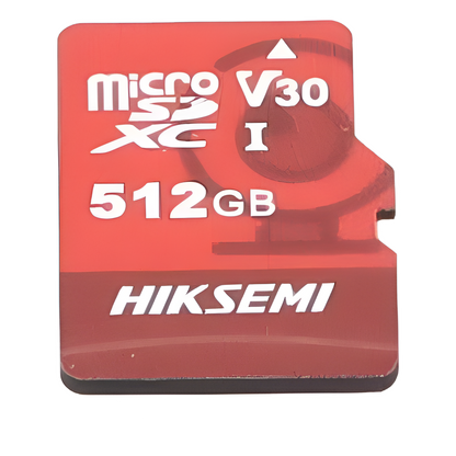 MicroSD HIKSEMI NEO Plus / 512 GB / 95 MB/s Lectura / 60 MB/s Escritura / Clase 10 U3 / TLC NAND / Especializada Para Videovigilancia 24/7