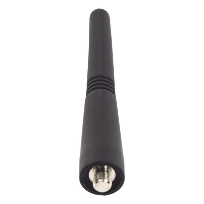 Antena UHF Helicoidal Recortada / 400-470 MHz / Ganancia 0 dBd (Unitaria) / Conector Rosca Monopolo / Radios Motorola EP450, DEP450, CP200, CP200D