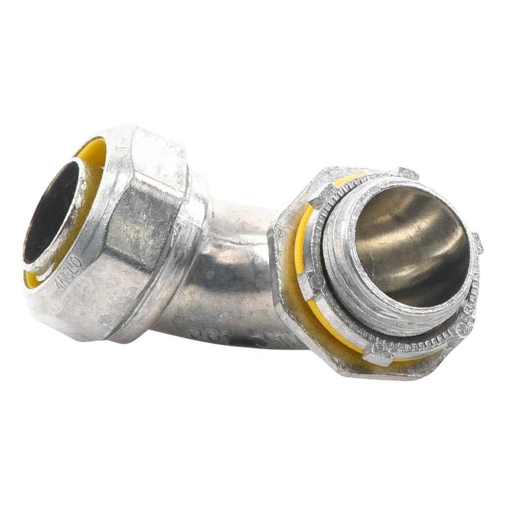 Conector Curvo para tubo tipo Liquidtight 1" (25 mm). Compatible con ANC-COT-100.