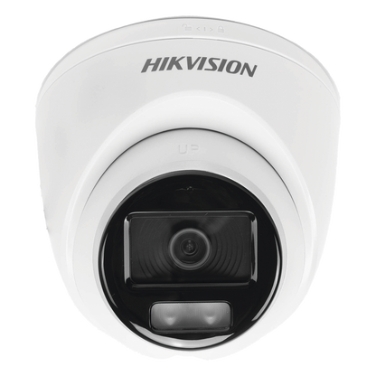 [ColorVu] Turret TURBOHD 3K (5 Megapixel) / Micrófono Integrado / Lente 3.6 mm / Imagen a Color 24/7 / 40 mts Luz Blanca / Exterior IP67 / dWDR / 4