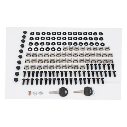 Gabinete de Pared de 9U con Puerta Perforada 455 mm de Profundidad, Rack de 19'', Acero Reforzado Color Blanco