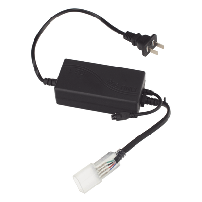 Adaptador de Corriente con Control de Funciones Remoto para Manguera Neón LED RGB JUML-5050-03.