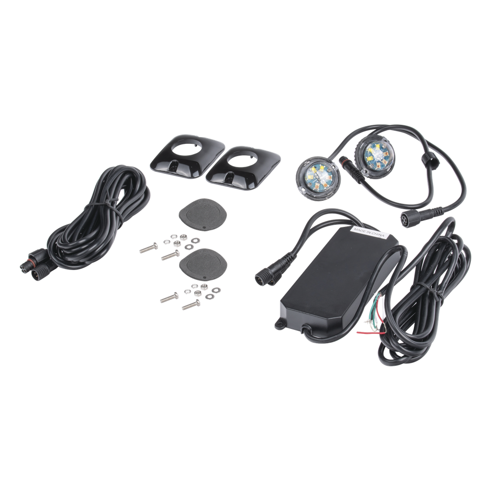 Par de Lámparas Ultra Brillantes con 6 LEDs cada una, Color Azul/Claro, Ideales para Vehículos Encubierto