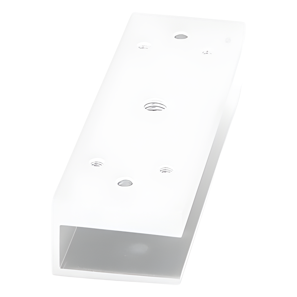 Montaje en U para puerta de vidrio compatible con chapa magnética MAG350S y MAG350NLED