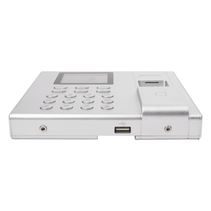 Terminal de Control de Acceso y Asistencia / Huella y Tarjetas EM / 1,000 Usuarios / Hik-Connect P2P / Pantalla LCD 2.4" / iVMS-4200