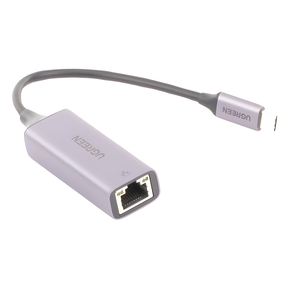 Adaptador de Red USB-C 3.1 (5 Gbps) a RJ45 | Thunderbolt 3 | Admite 10/100/1000 Mbps | Chip Inteligente | Amplia Compatibilidad | Caja de Aluminio |